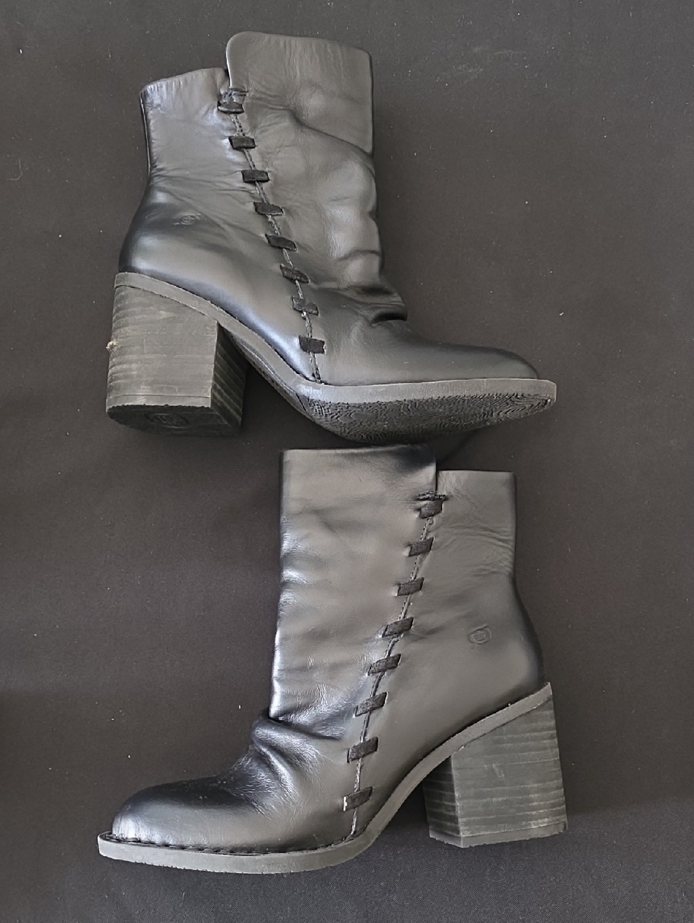 NEW BORN | $180 Toni Whipstitched Leather Boots - Picture 8 of 14
